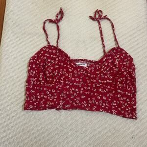 NWOT MELROSE PLACE CROPPED TOP, SIZE L